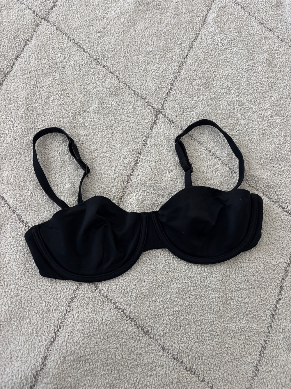 CUUP Black Underwire Bikini Top